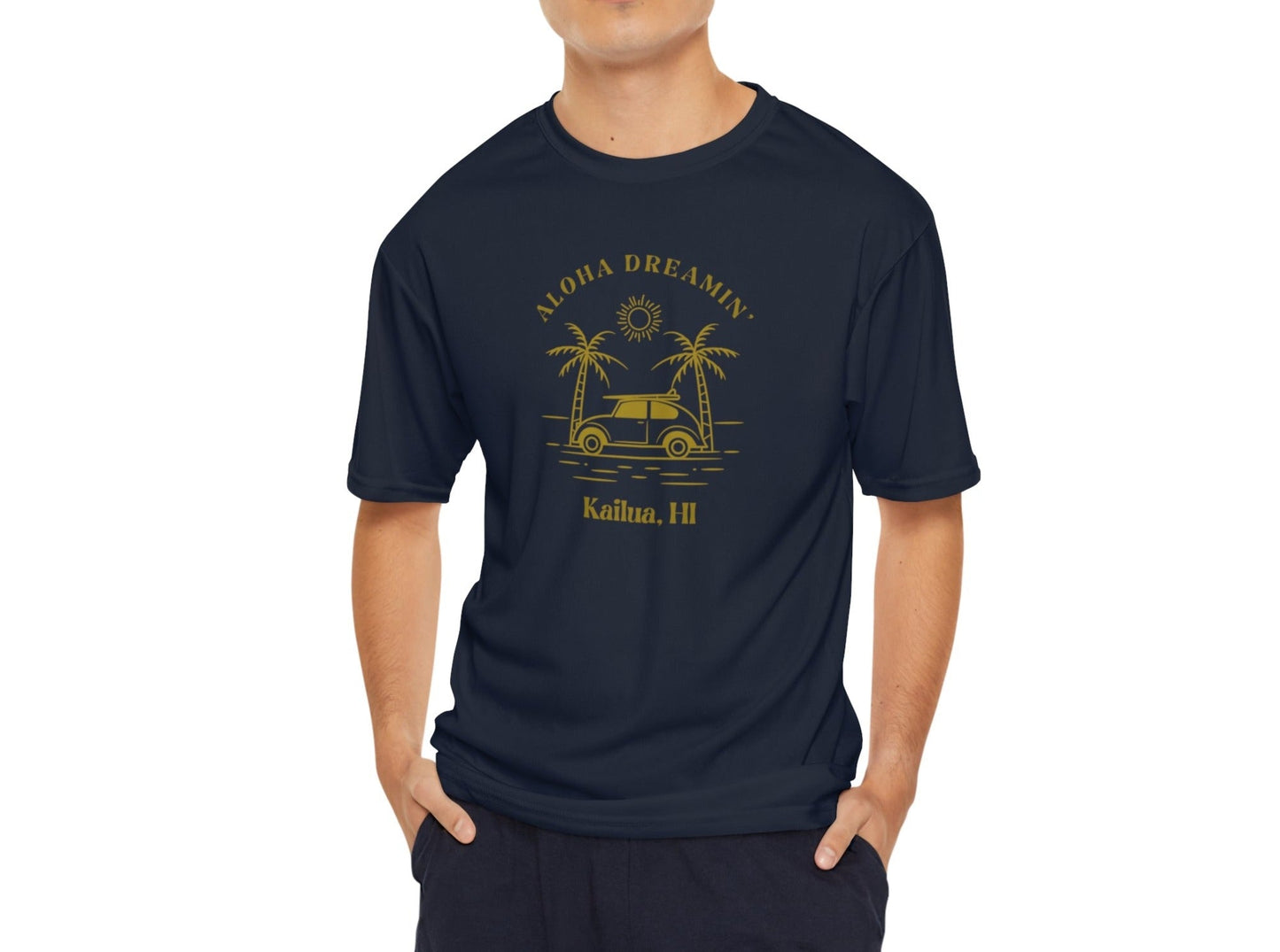 Aloha Dreamin' Performance T-Shirt - Global Village Kailua Boutique