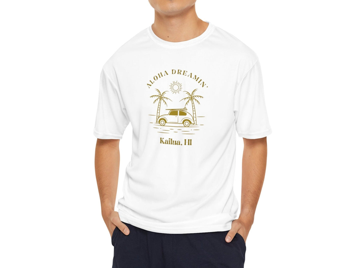 Aloha Dreamin' Performance T-Shirt - Global Village Kailua Boutique