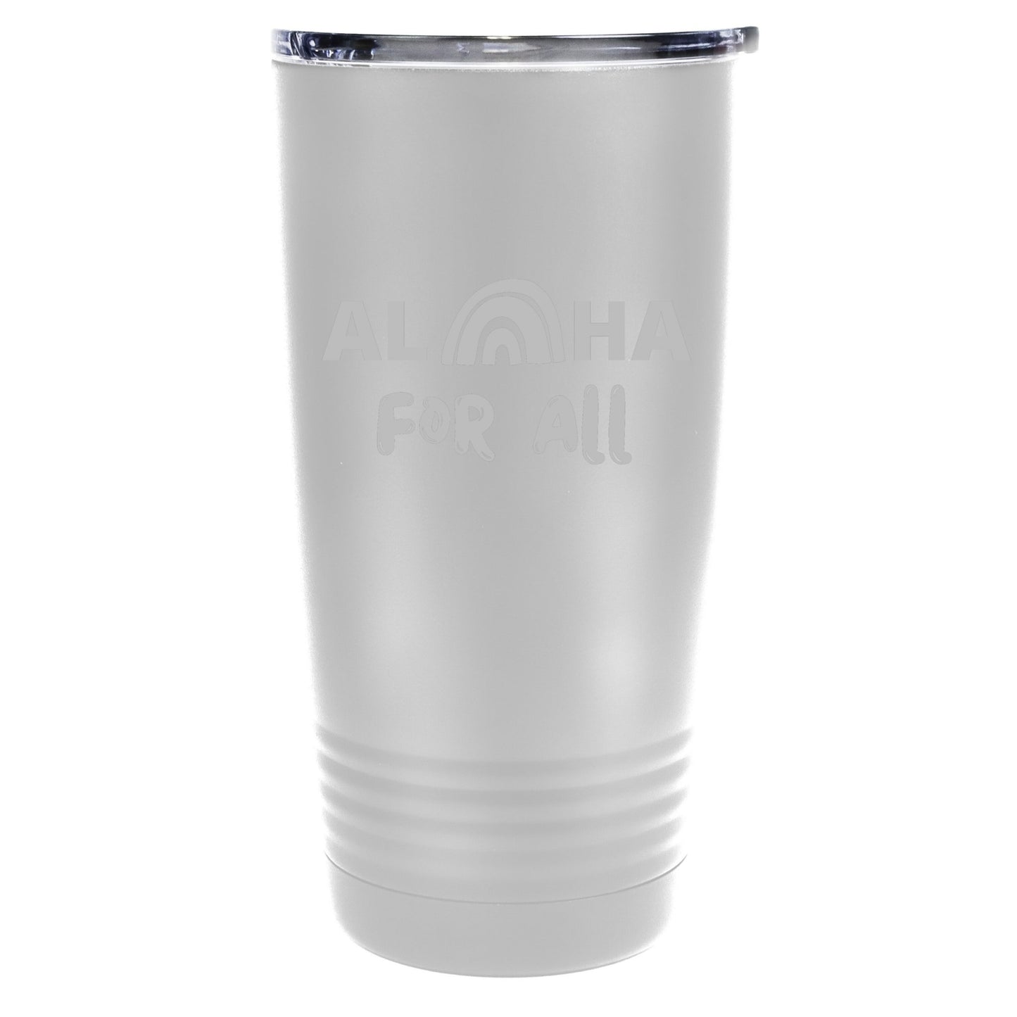 Aloha For All 20oz Etched Tumbler Global Village Kailua Boutique