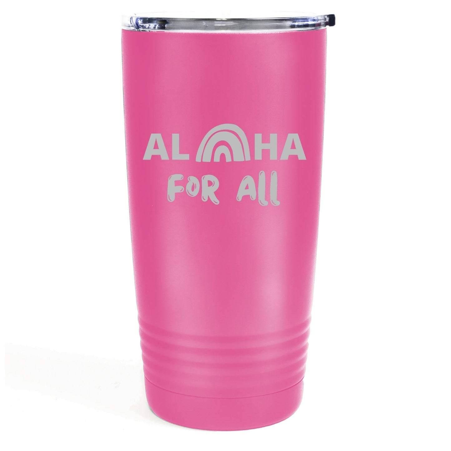 Aloha For All 20oz Etched Tumbler Global Village Kailua Boutique