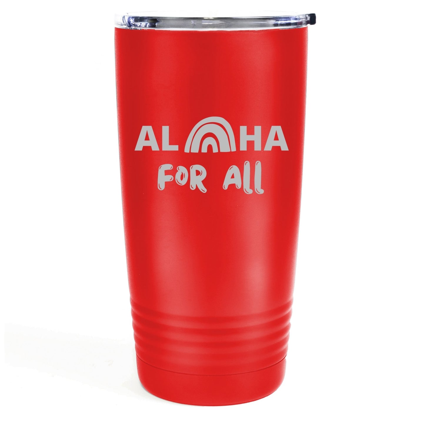Aloha For All 20oz Etched Tumbler Global Village Kailua Boutique