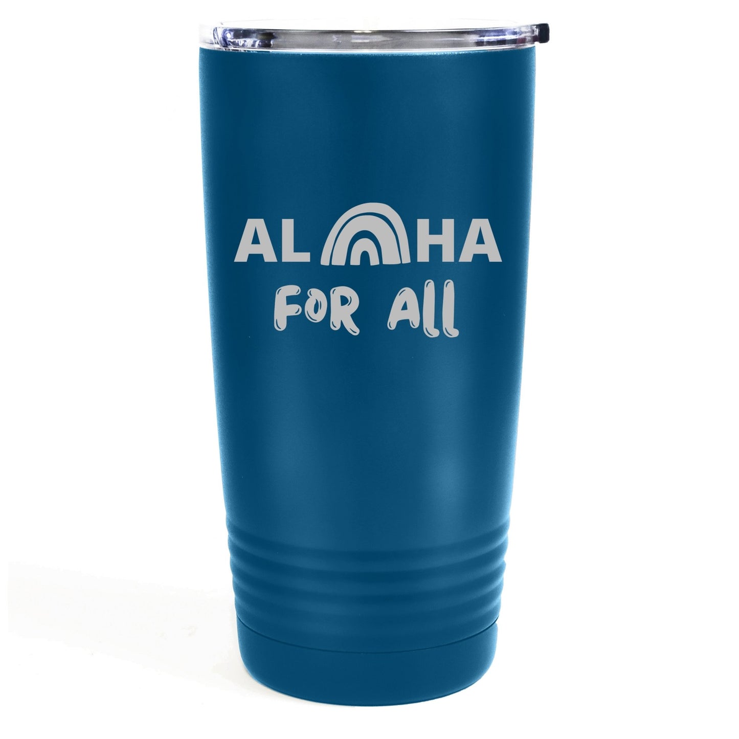 Aloha For All 20oz Etched Tumbler Global Village Kailua Boutique
