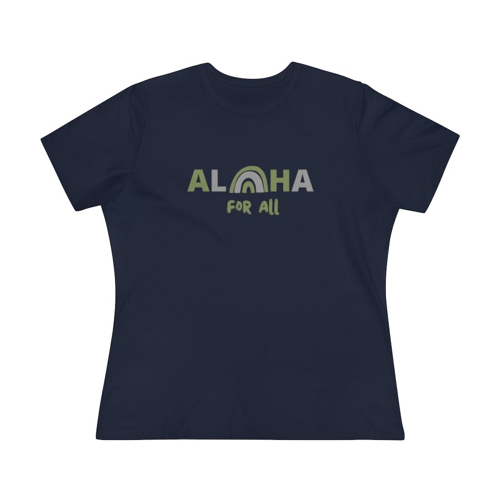 Aloha For All Womenʻs Tee Global Village Kailua Boutique
