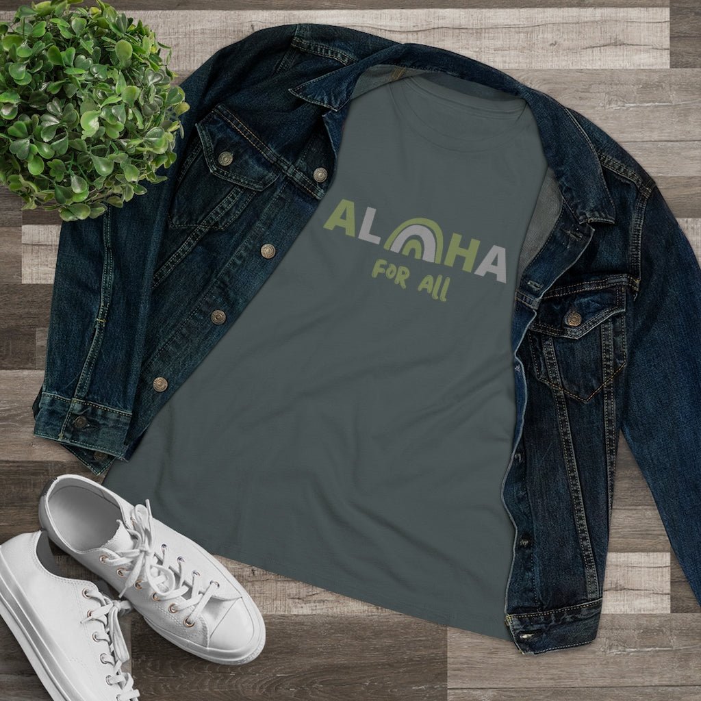 Aloha For All Womenʻs Tee Global Village Kailua Boutique