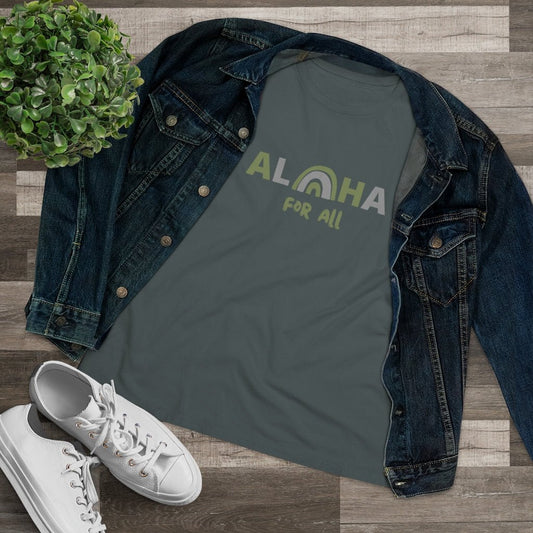 Aloha For All Womenʻs Tee Global Village Kailua Boutique