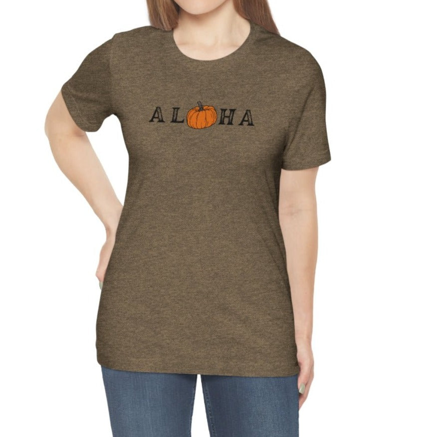 Aloha Pumpkin Unisex Jersey Tee - Global Village Kailua Boutique