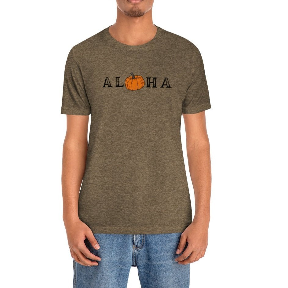 Aloha Pumpkin Unisex Jersey Tee - Global Village Kailua Boutique