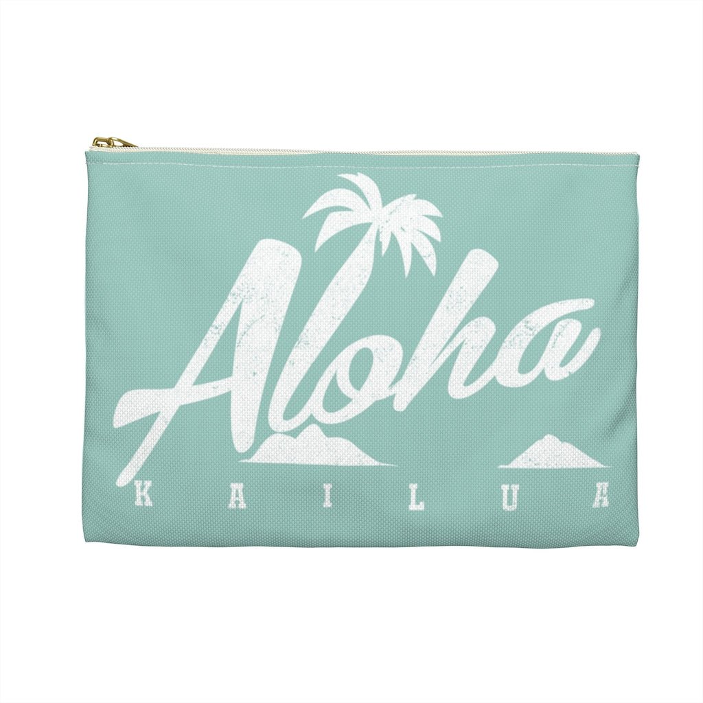 Aloha Script Zip Pouch Global Village Kailua Boutique
