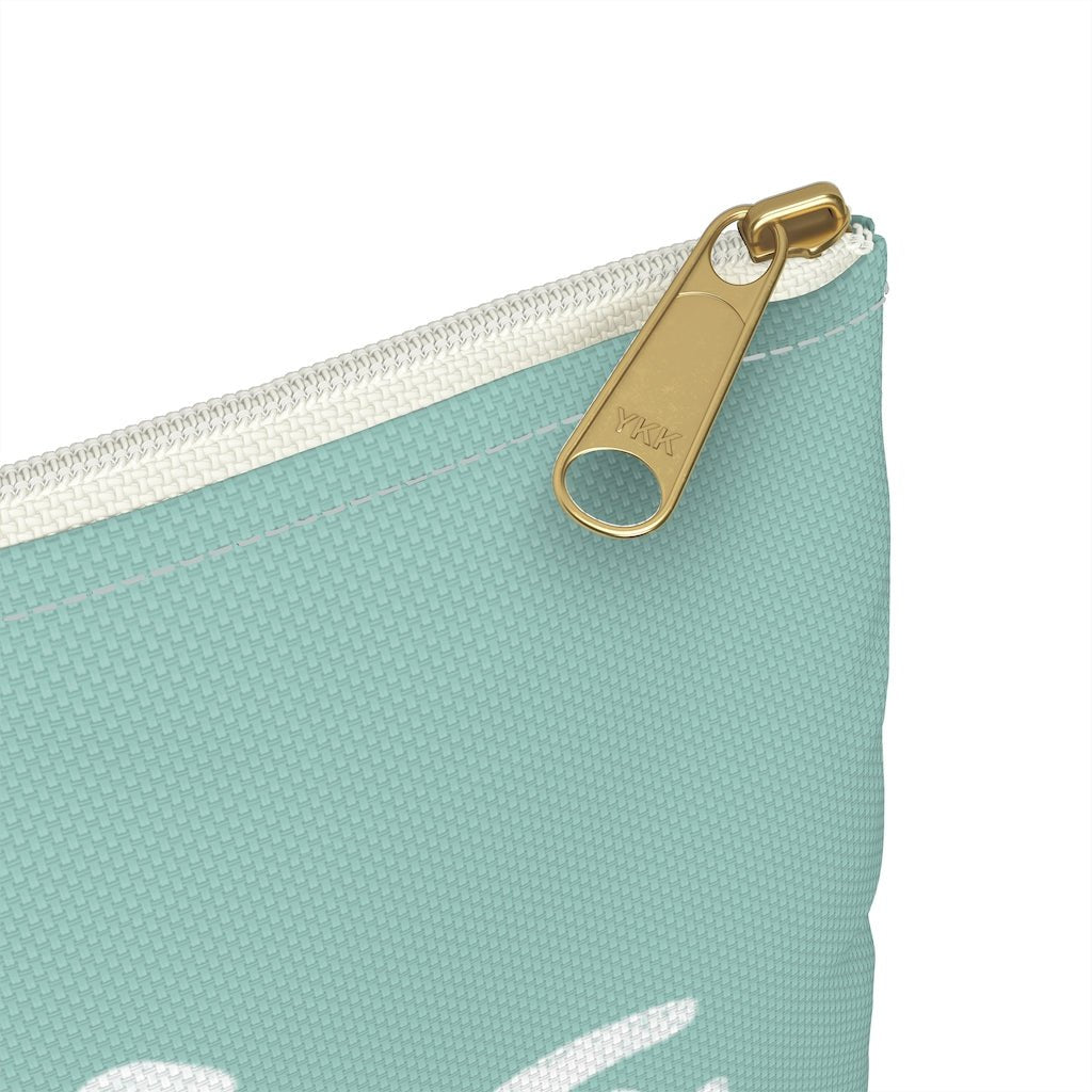 Aloha Script Zip Pouch Global Village Kailua Boutique