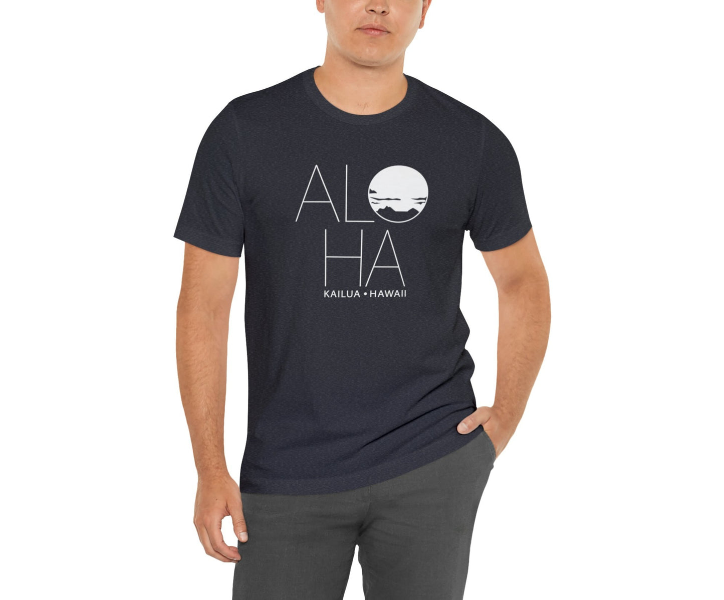 ALOHA Unisex Jersey Short Sleeve Tee - Global Village Kailua Boutique
