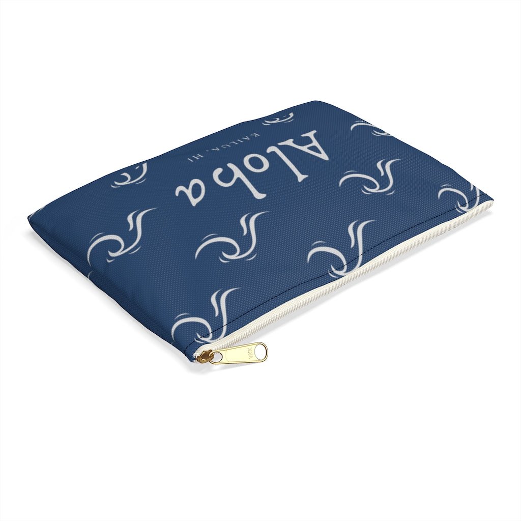 Aloha Wave Zip Pouch Global Village Kailua Boutique