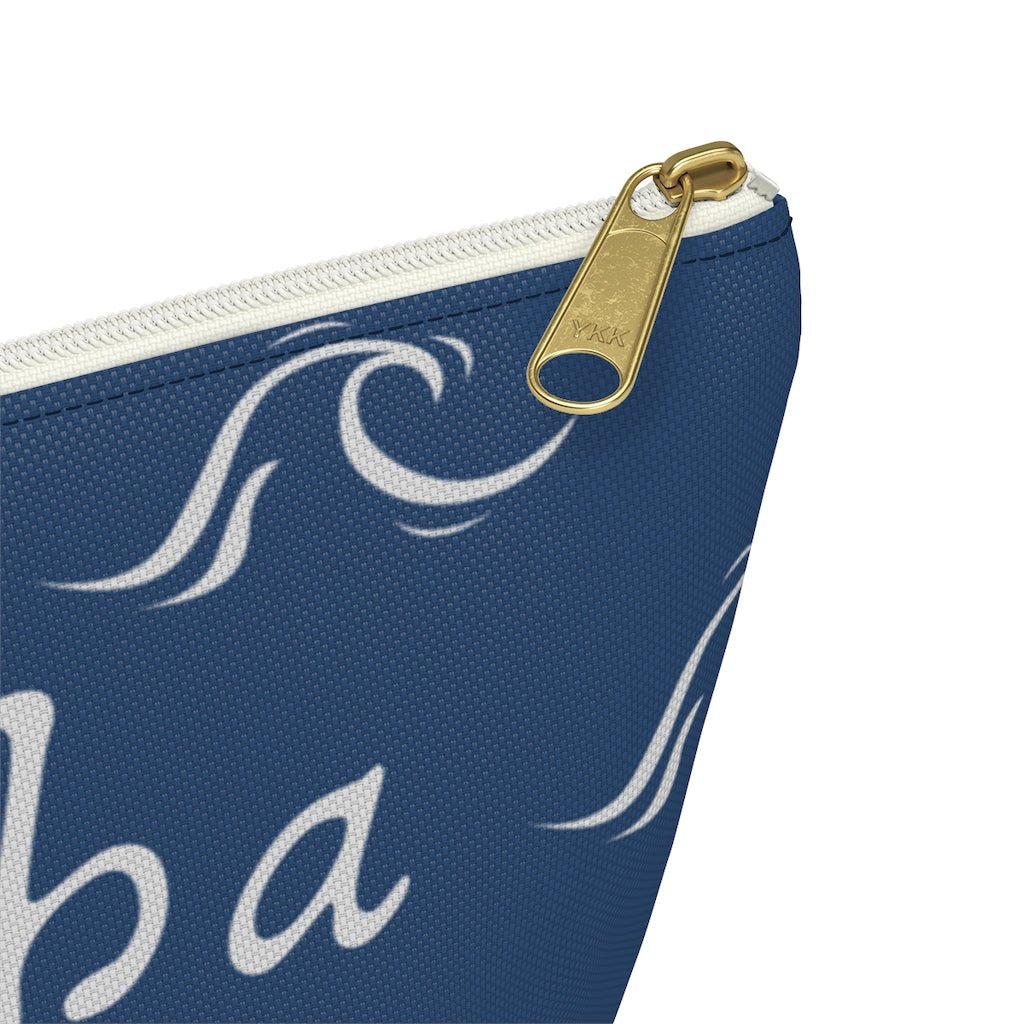 Aloha Wave Zip Pouch with T-Bottom Global Village Kailua Boutique