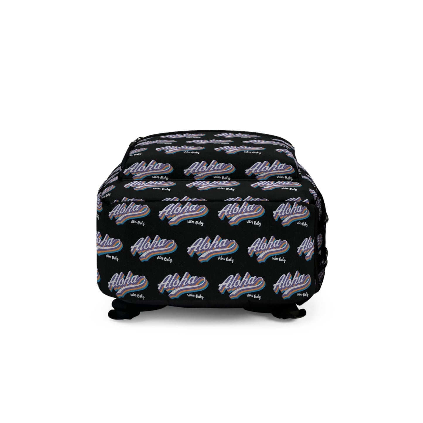 Backpack Aloha Vibes Only Black - Global Village Kailua Boutique
