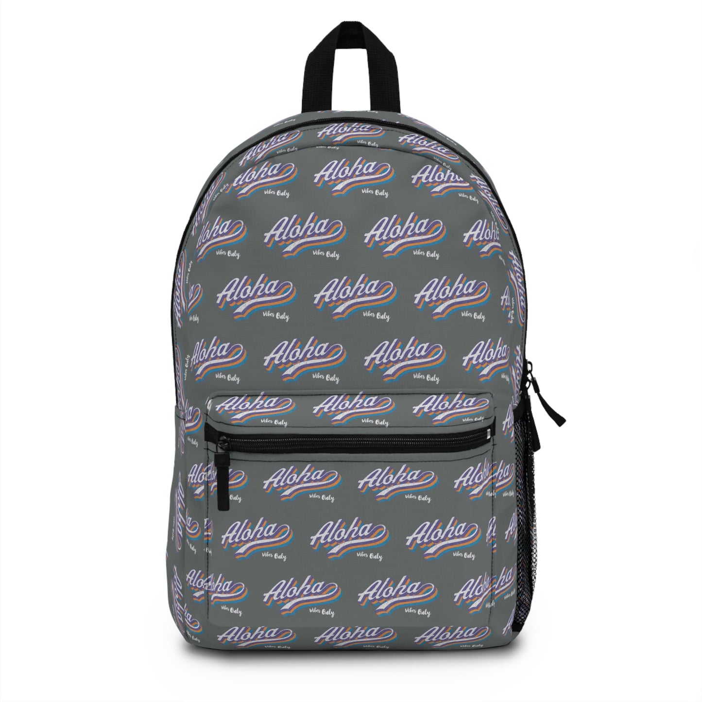 Backpack Aloha Vibes Only Grey - Global Village Kailua Boutique