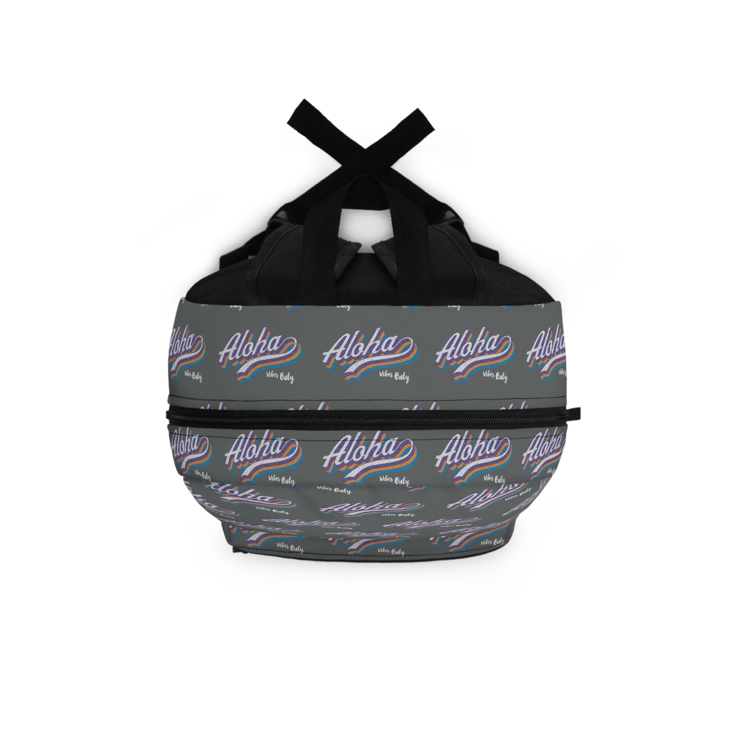 Backpack Aloha Vibes Only Grey - Global Village Kailua Boutique