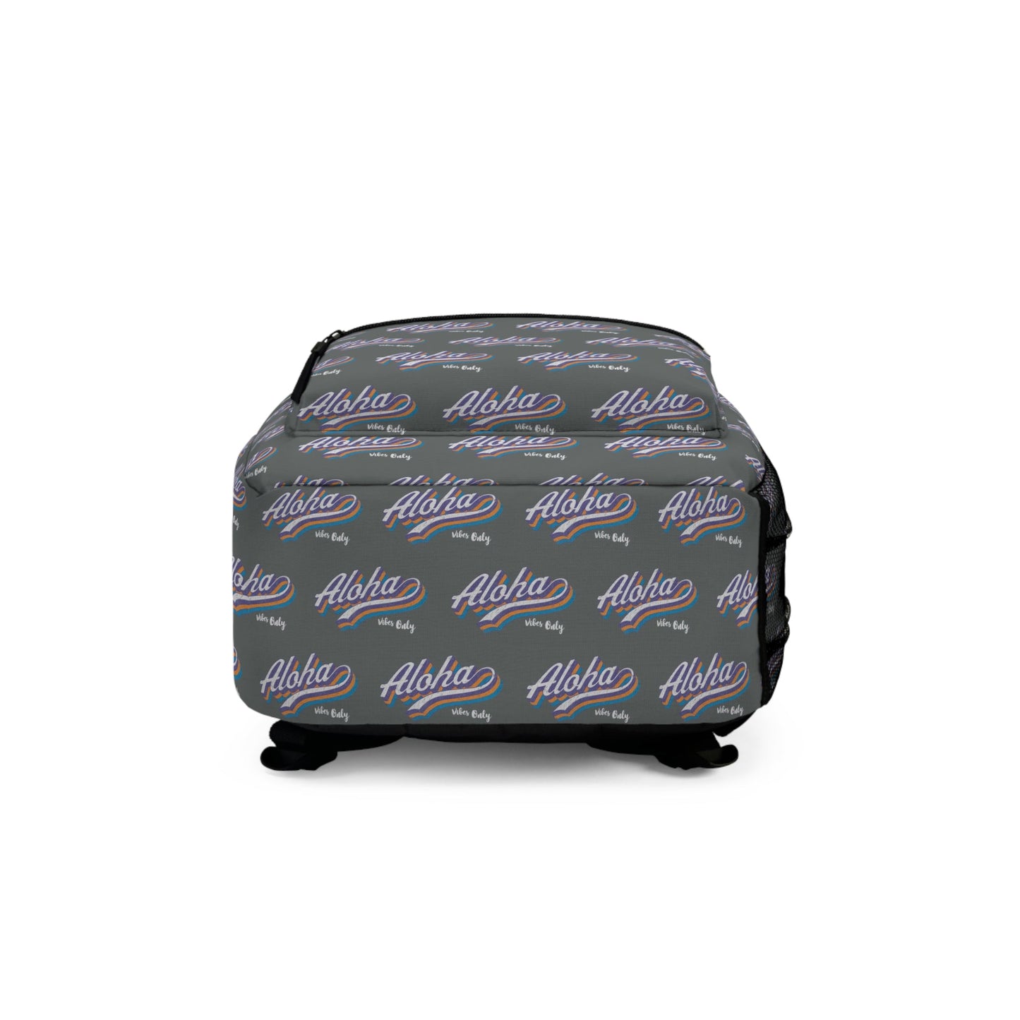 Backpack Aloha Vibes Only Grey - Global Village Kailua Boutique