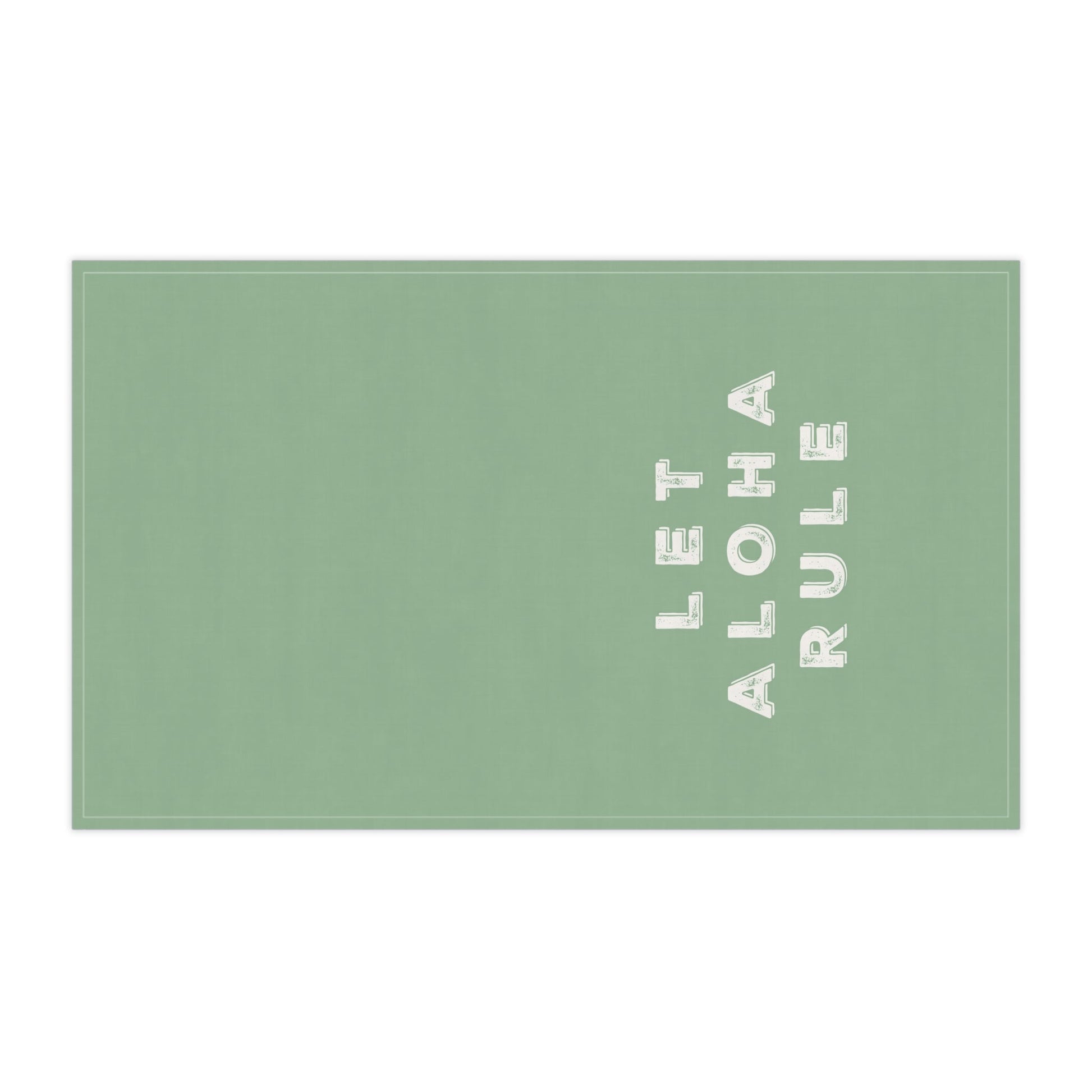Bath Hand Towel Let Aloha Rule - Global Village Kailua Boutique