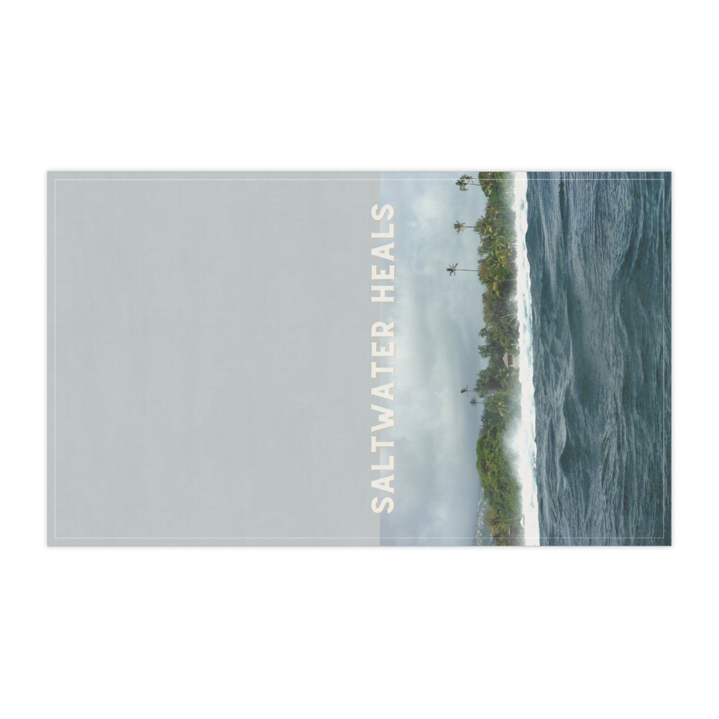 Bath Hand Towel Saltwater Heals - Global Village Kailua Boutique