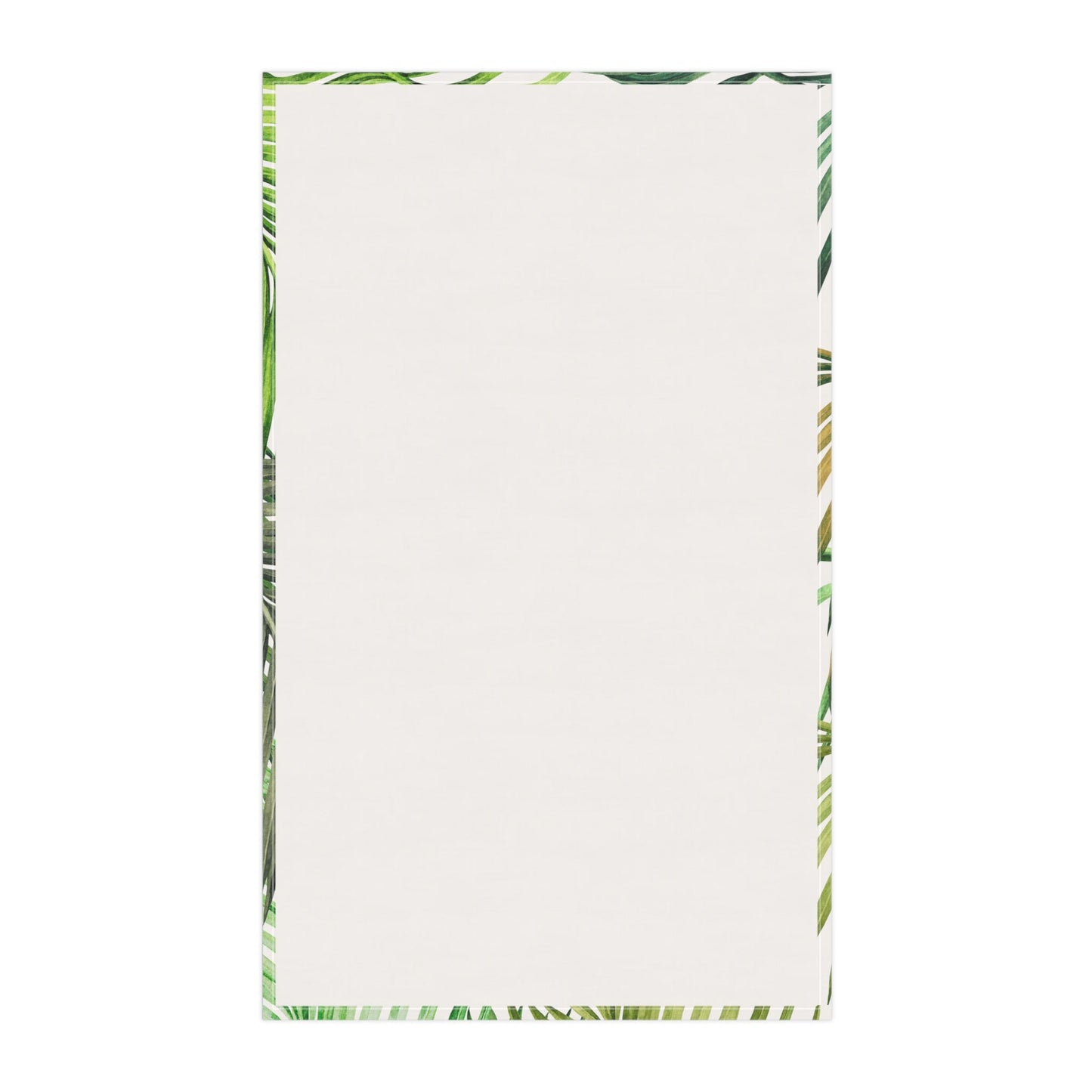 Bath Hand Towel Watercolor Palm - Global Village Kailua Boutique