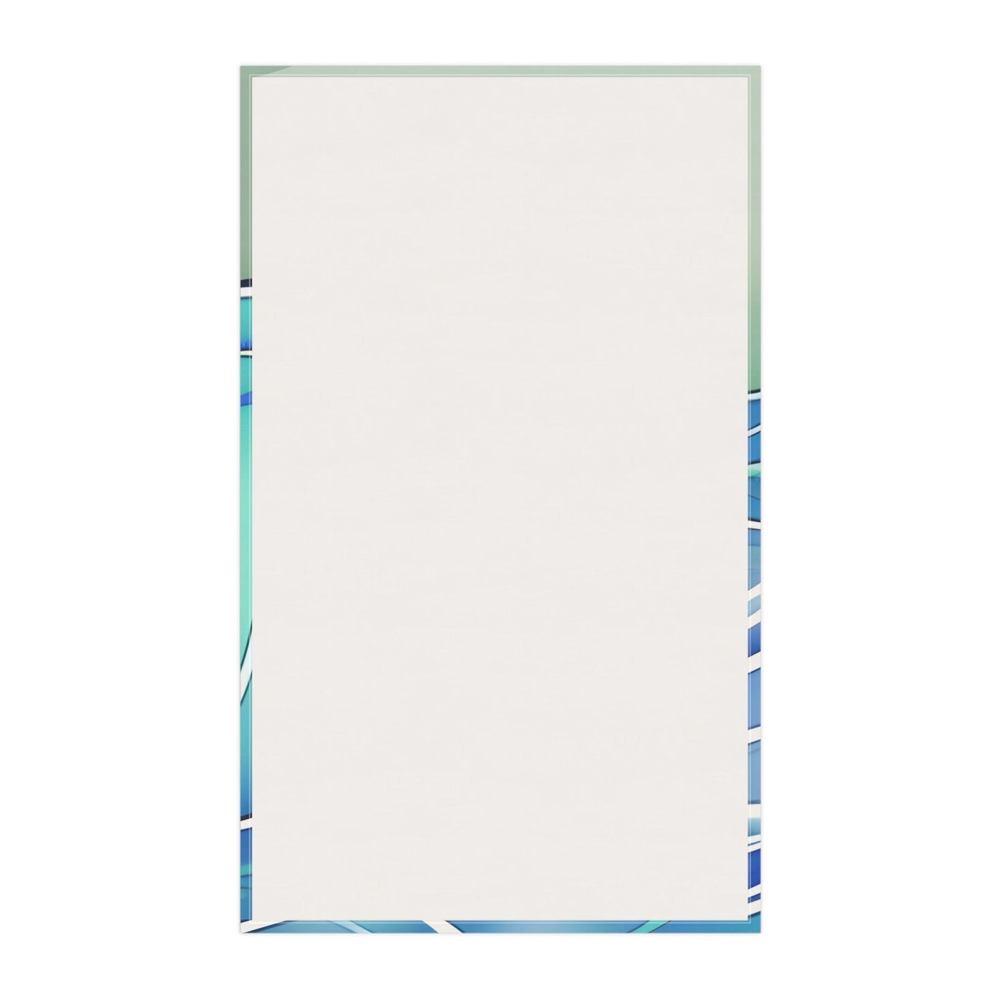 Bath Hand Towel Watercolor Wave - Global Village Kailua Boutique
