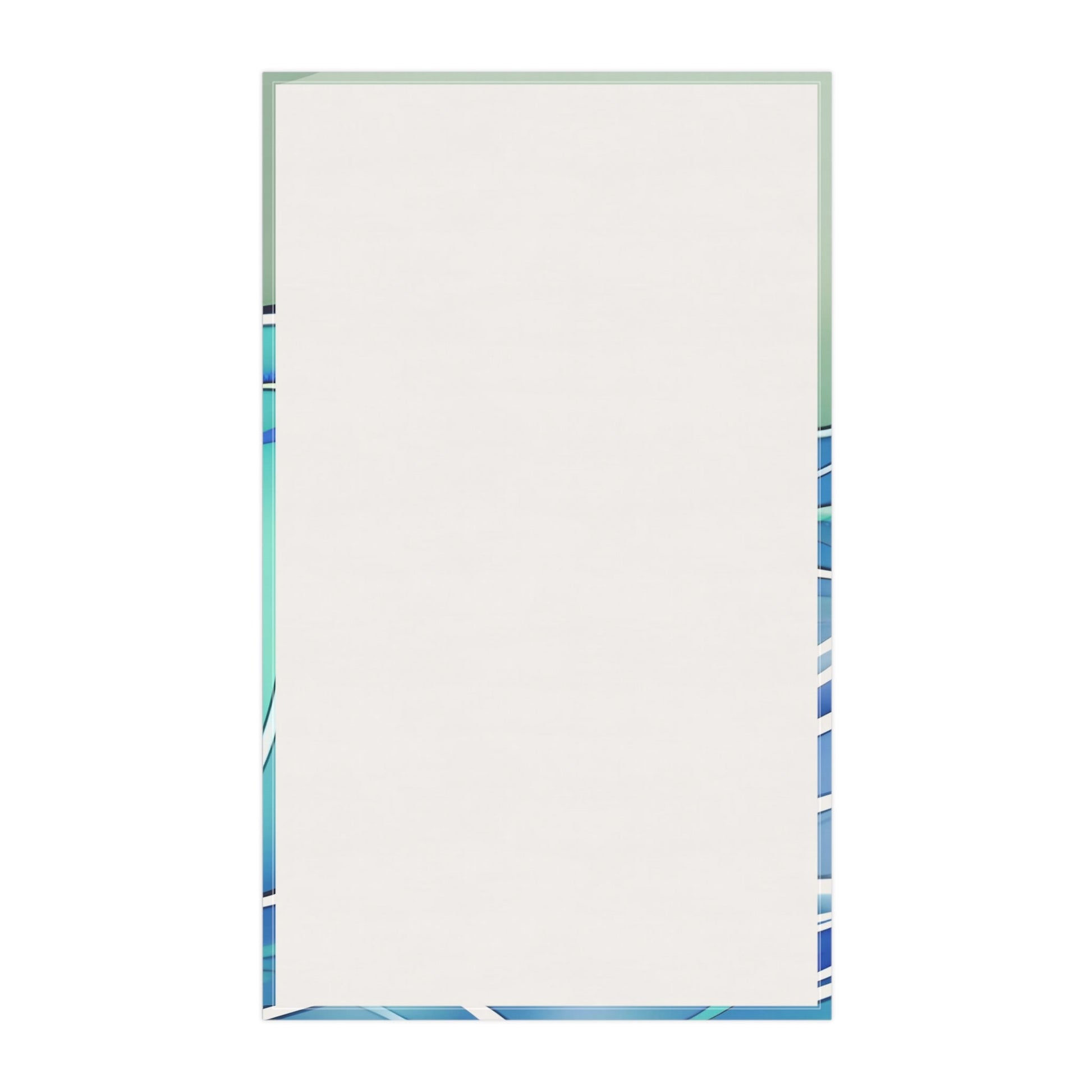 Bath Hand Towel Watercolor Wave - Global Village Kailua Boutique