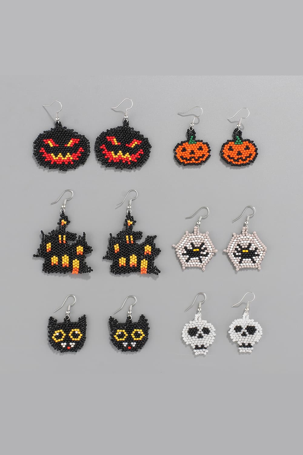 Beaded Halloween Earrings - Global Village Kailua Boutique