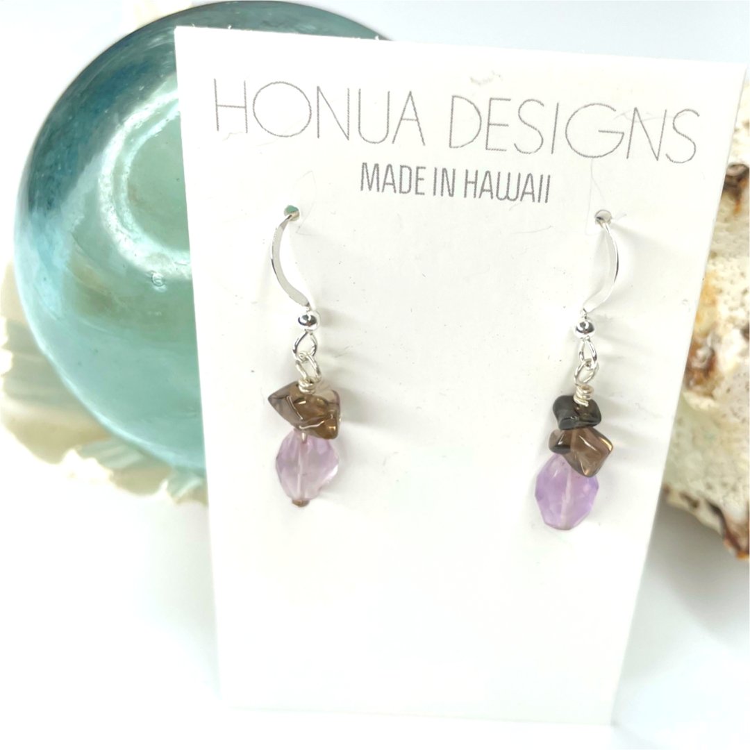 Beaded Sterling Silver Earrings - Global Village Kailua Boutique