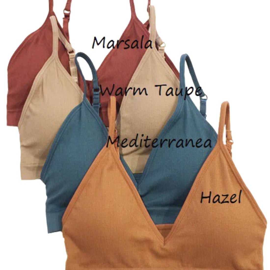 Bralette Ribbed Global Village Kailua Boutique