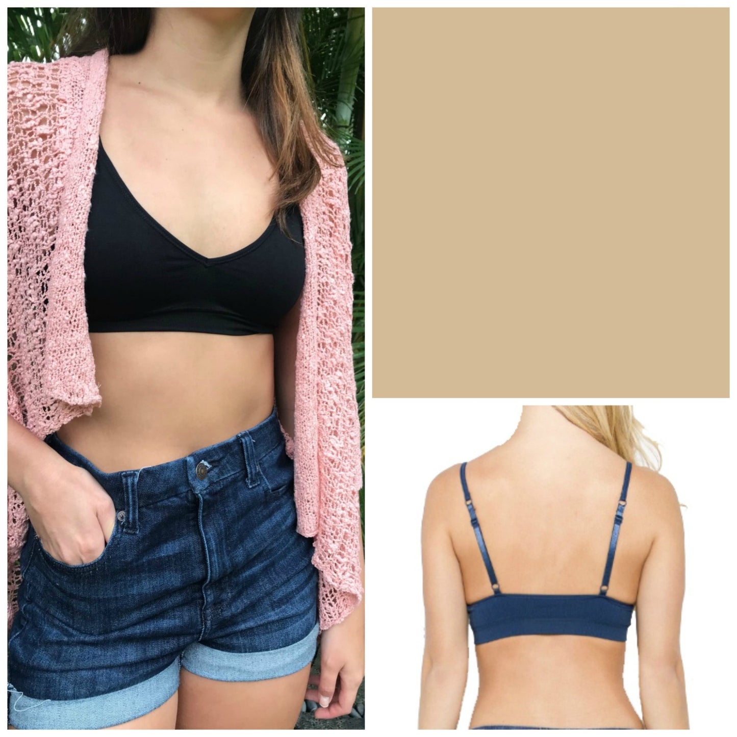 Bralette Ribbed Global Village Kailua Boutique