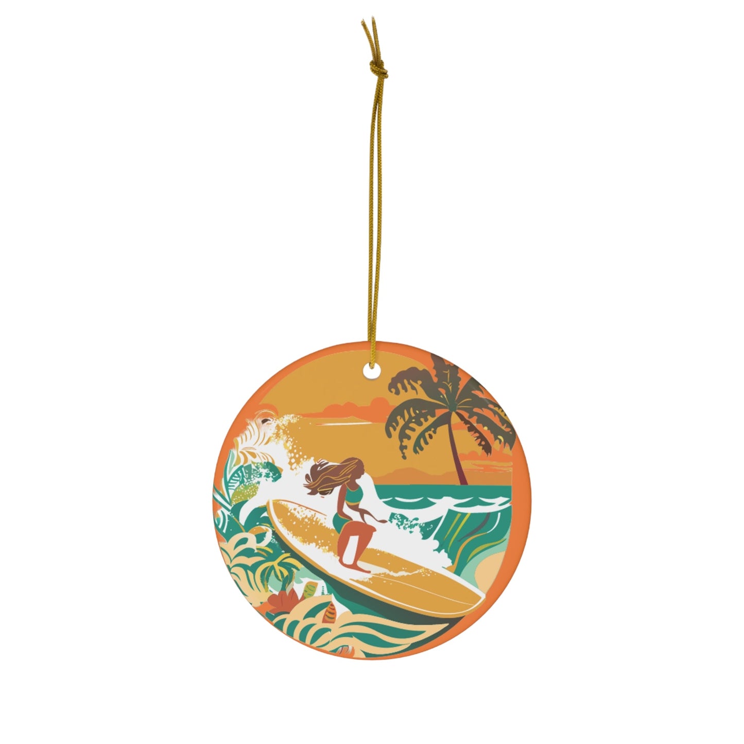 Ceramic Ornament Castle Point - Global Village Kailua Boutique