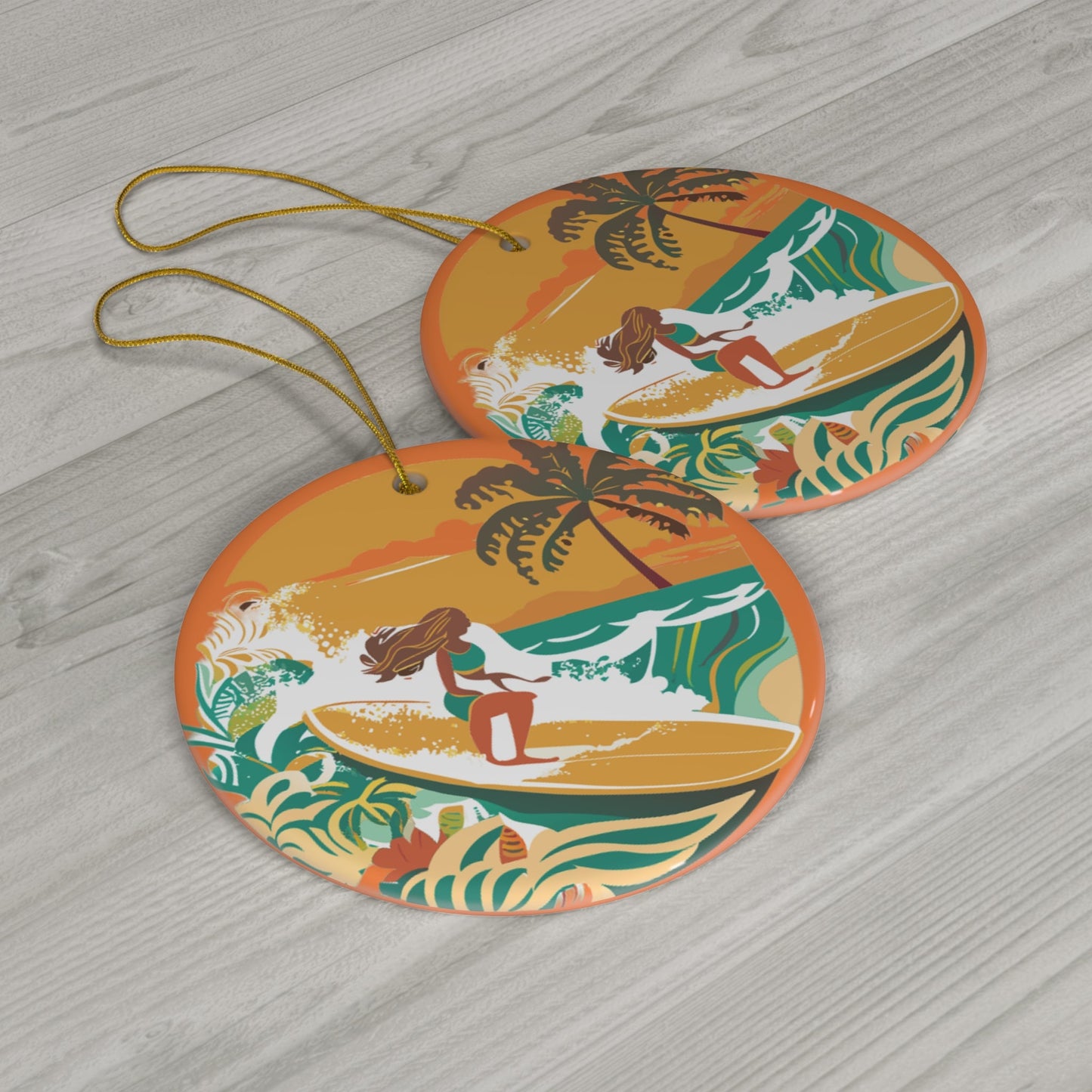 Ceramic Ornament Castle Point - Global Village Kailua Boutique