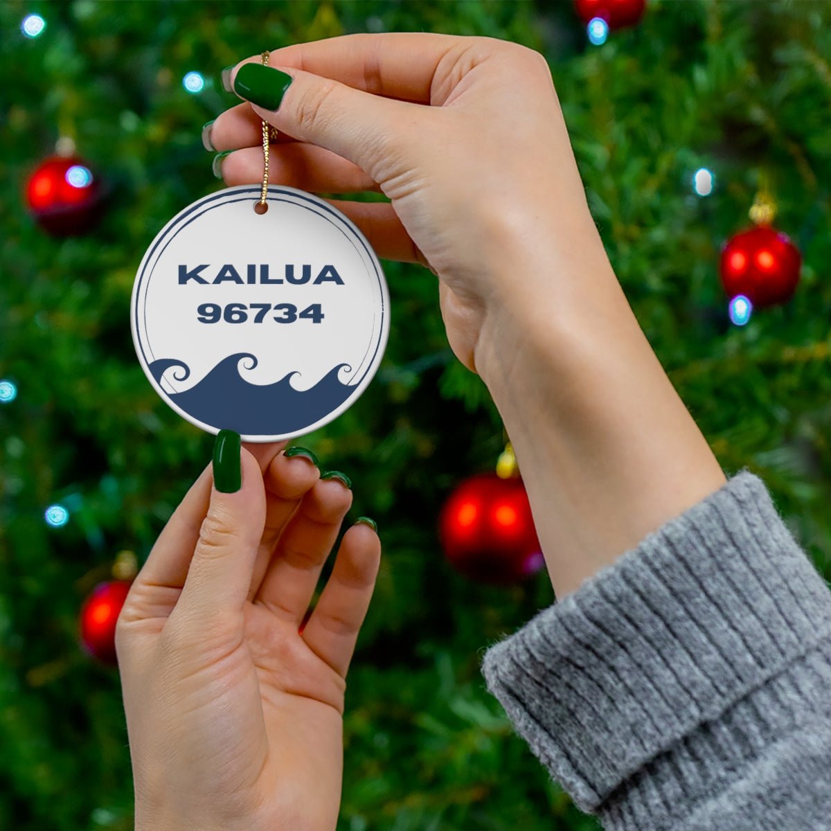 Ceramic Ornament Kailua 96734 - Global Village Kailua Boutique