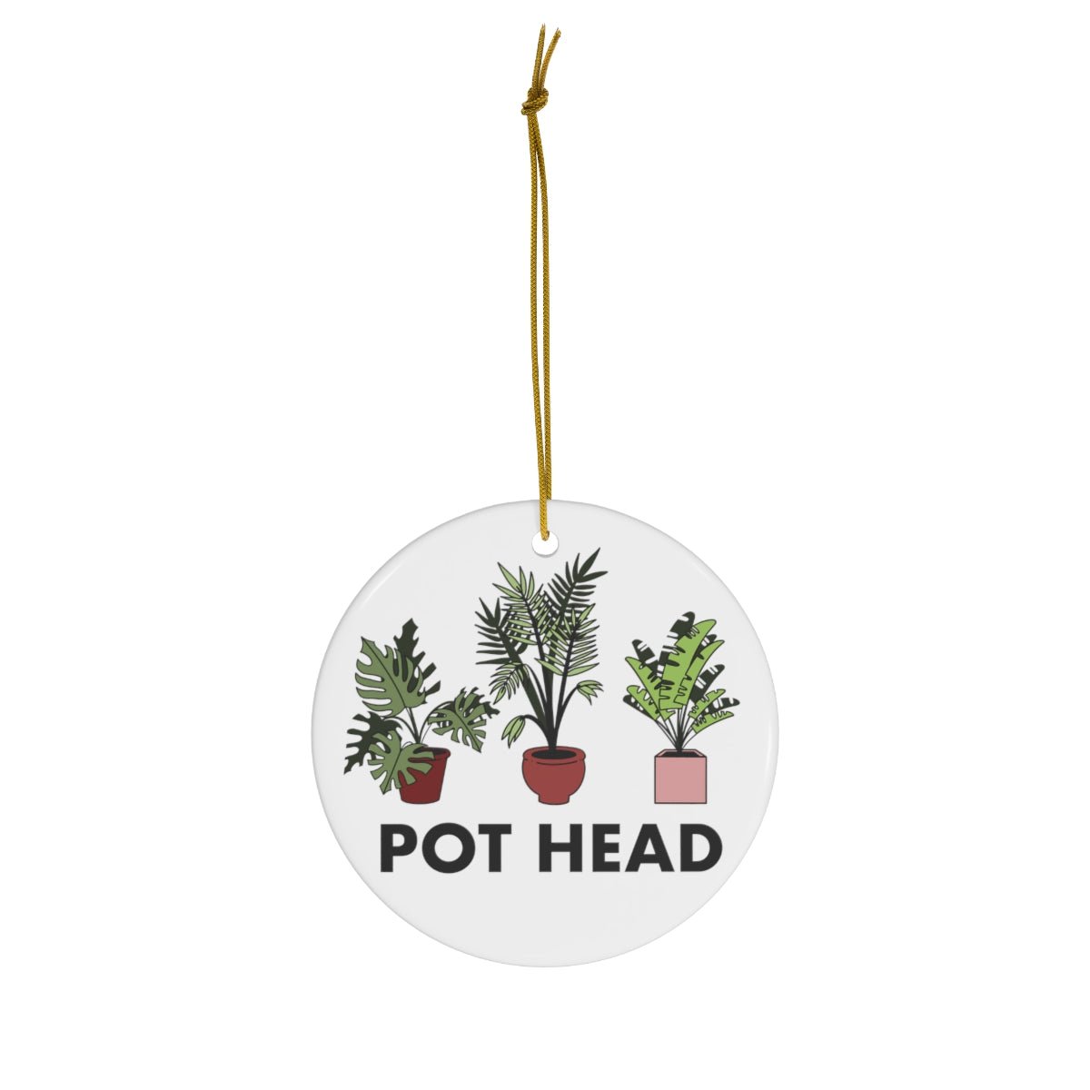 Ceramic Ornament Pot Head - Global Village Kailua Boutique