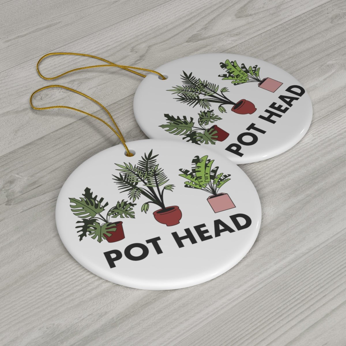 Ceramic Ornament Pot Head - Global Village Kailua Boutique