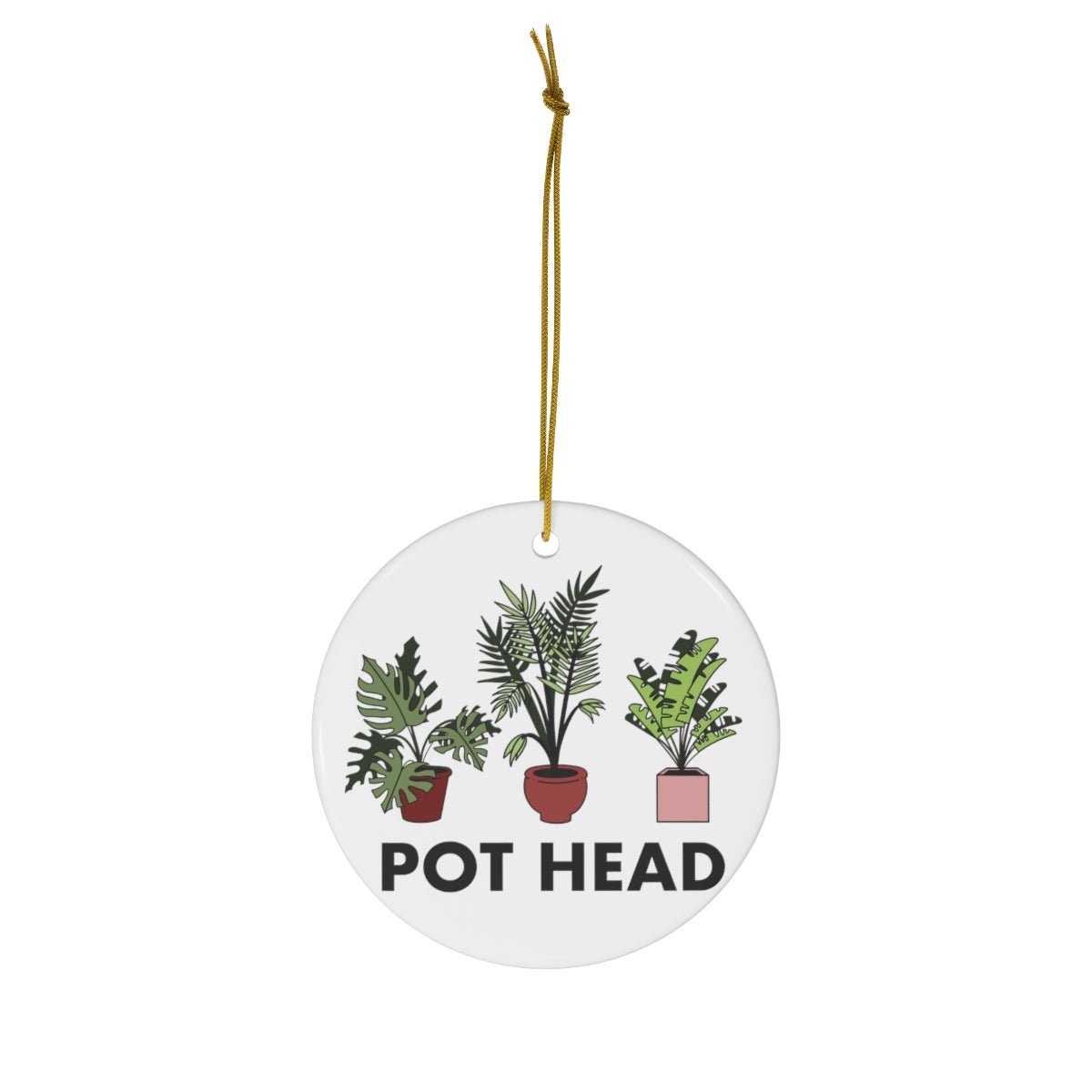 Ceramic Ornament Pot Head - Global Village Kailua Boutique