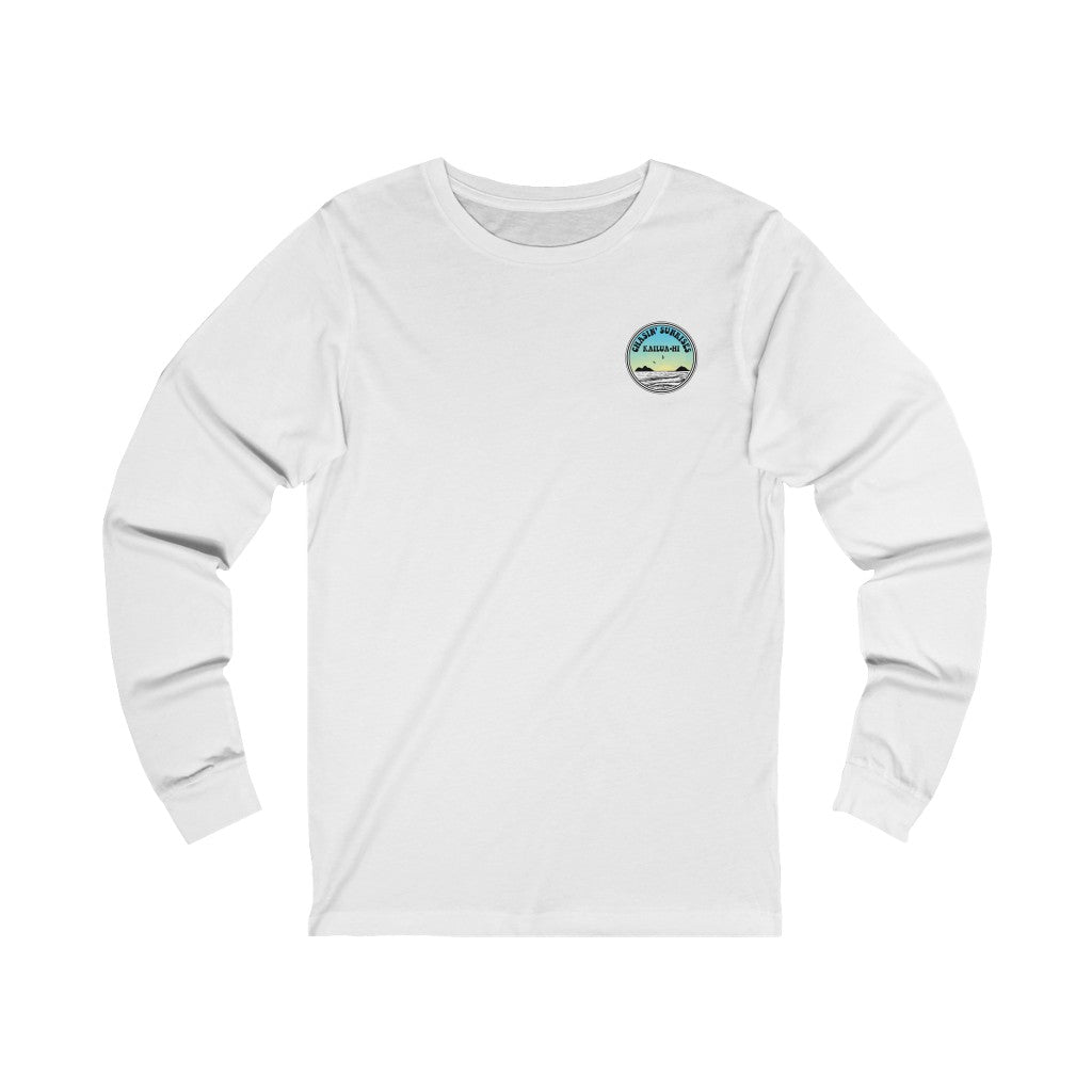 Chasinʻ Sunrises Unisex Jersey Long Sleeve Tee Global Village Kailua Boutique