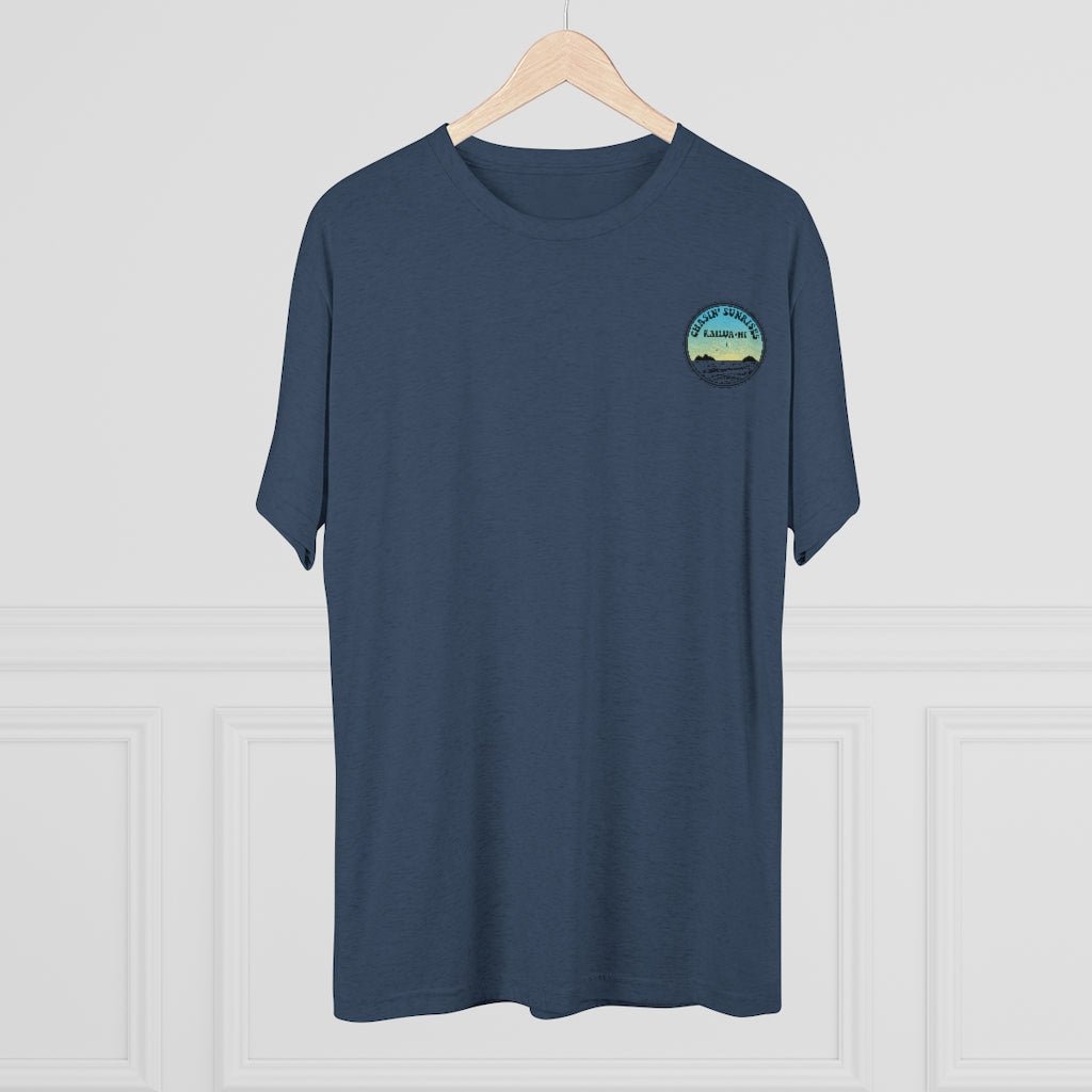 Chasin' Sunrises Unisex Triblend Crew Tee Global Village Kailua Boutique