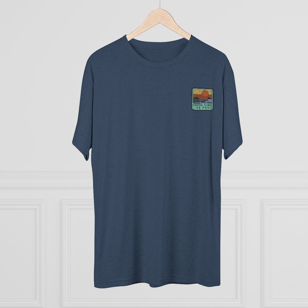 Choose Aloha Live Pono Unisex Triblend Crew Tee Global Village Kailua Boutique