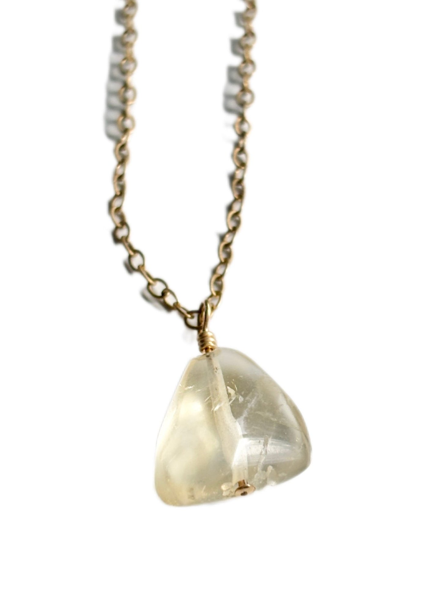 Citrine 14kt Gold Filled Necklace - Global Village Kailua Boutique