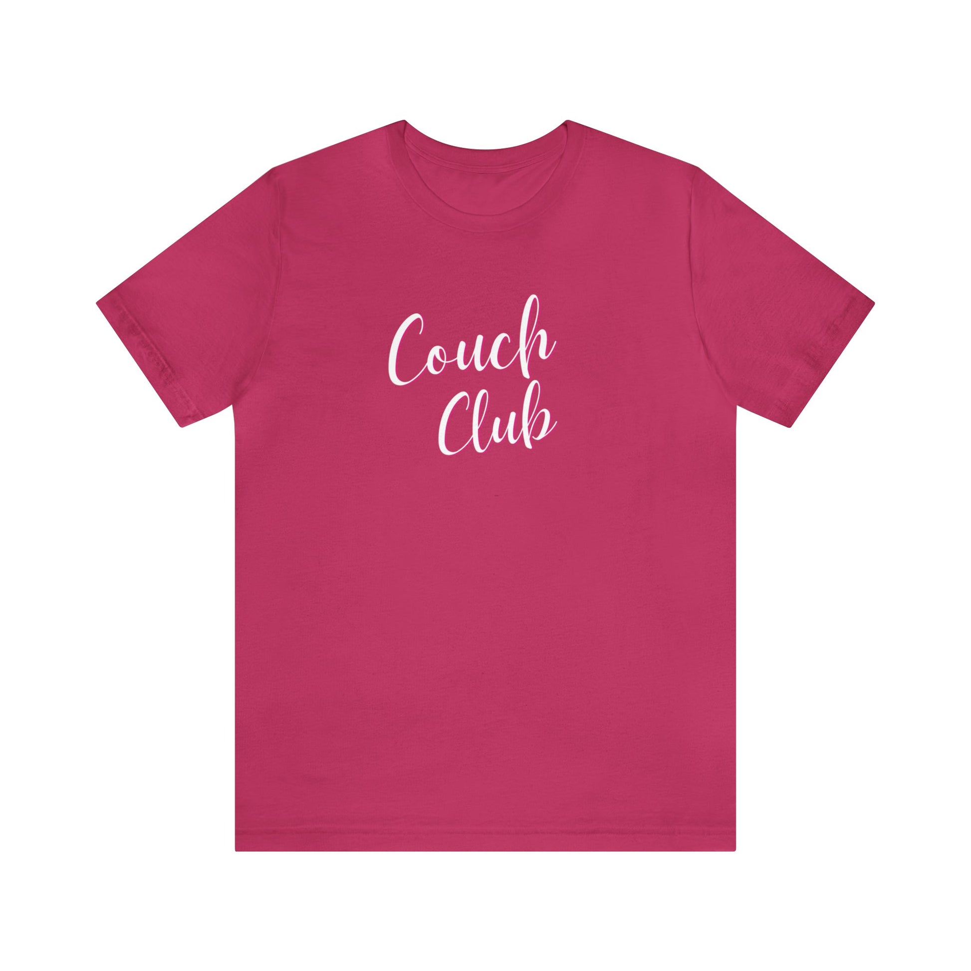 Couch Club Unisex Jersey Short Sleeve Tee - Global Village Kailua Boutique