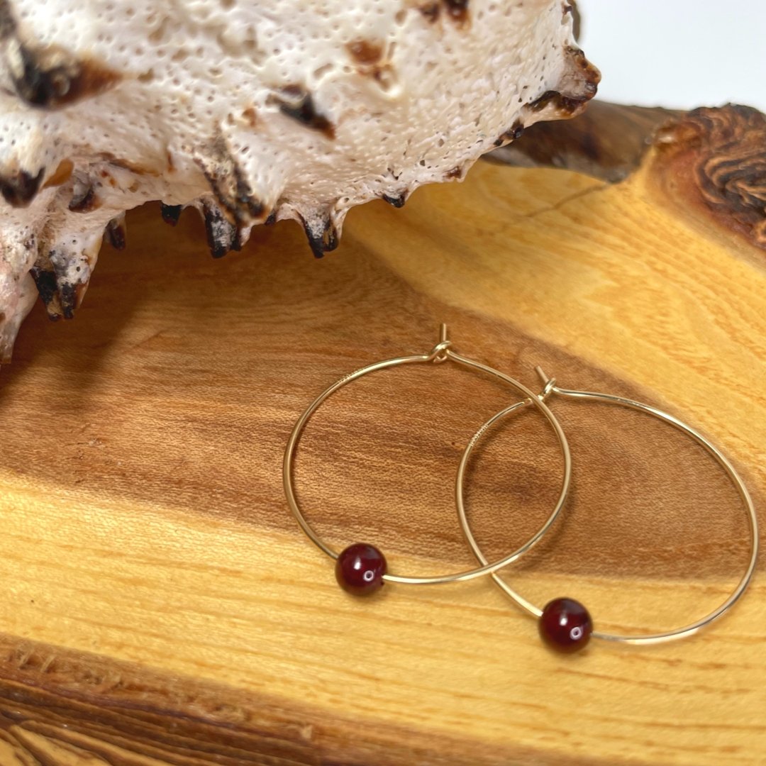 Da Hoop 1" 14Kt Gold Filled - Global Village Kailua Boutique