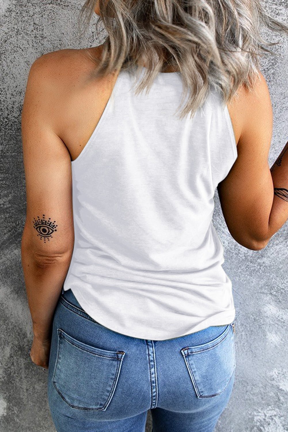 Dancing Pumpkin Head Skeleton Graphic Tank - Global Village Kailua Boutique