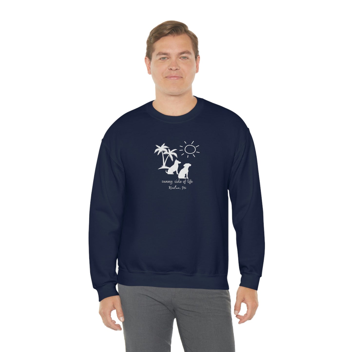 Dog Sunny Side Crewneck Sweatshirt - Global Village Kailua Boutique