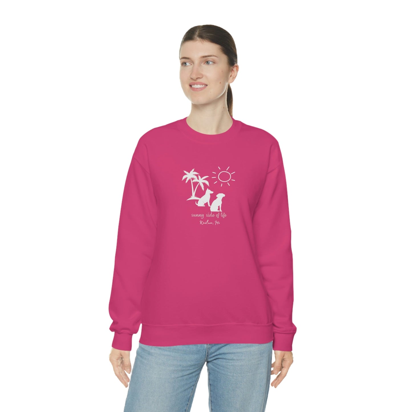 Dog Sunny Side Crewneck Sweatshirt - Global Village Kailua Boutique