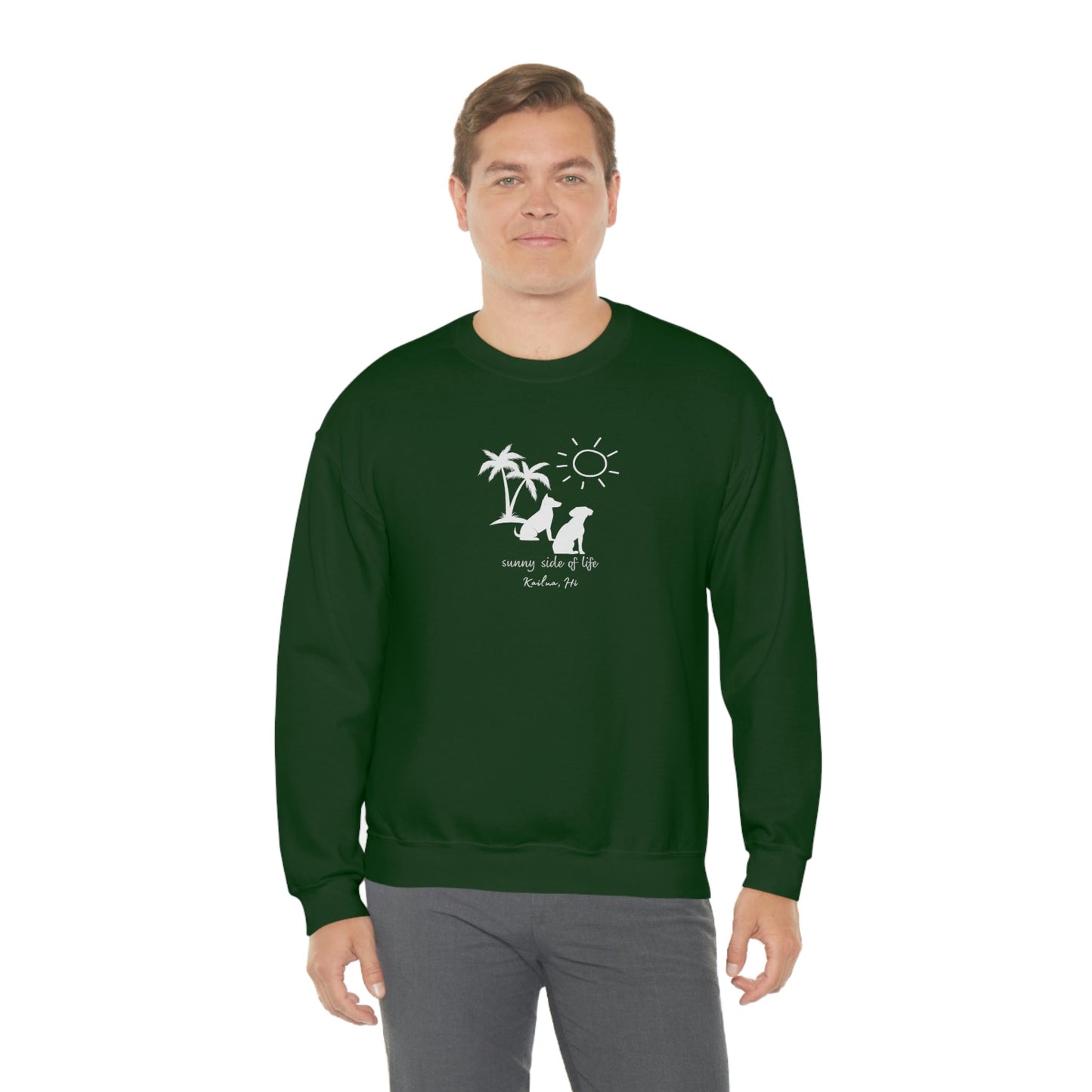 Dog Sunny Side Crewneck Sweatshirt - Global Village Kailua Boutique