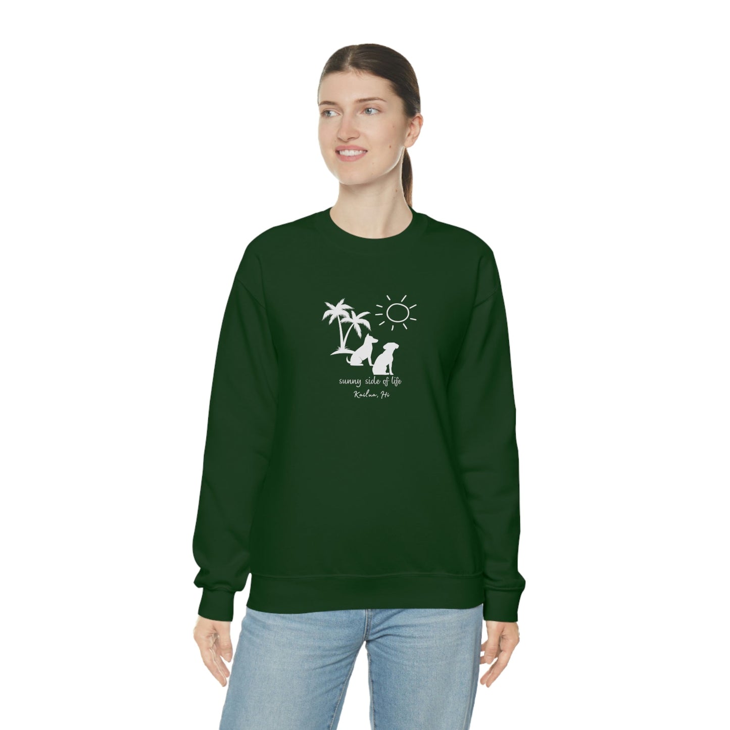 Dog Sunny Side Crewneck Sweatshirt - Global Village Kailua Boutique