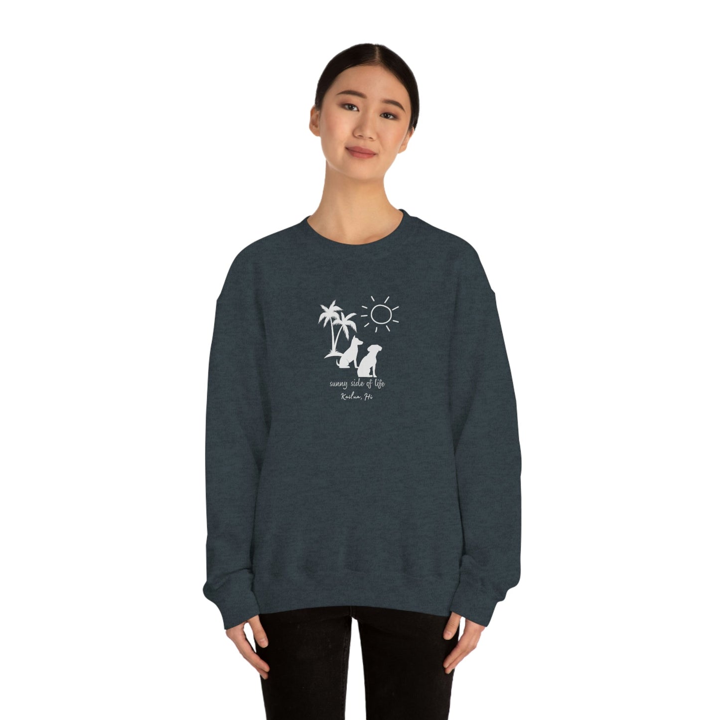 Dog Sunny Side Crewneck Sweatshirt - Global Village Kailua Boutique