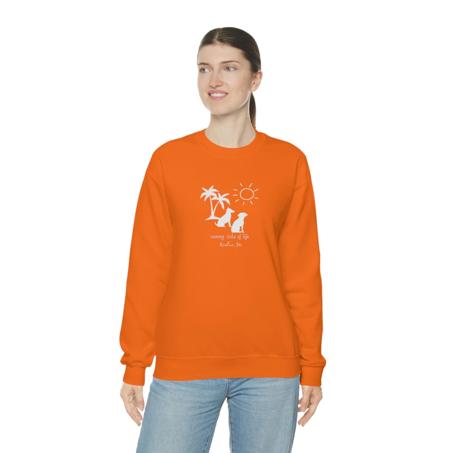 Dog Sunny Side Crewneck Sweatshirt - Global Village Kailua Boutique