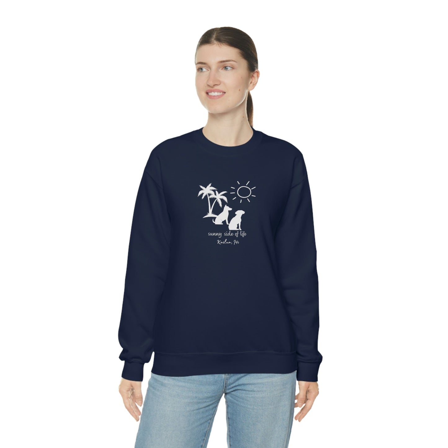 Dog Sunny Side Crewneck Sweatshirt - Global Village Kailua Boutique