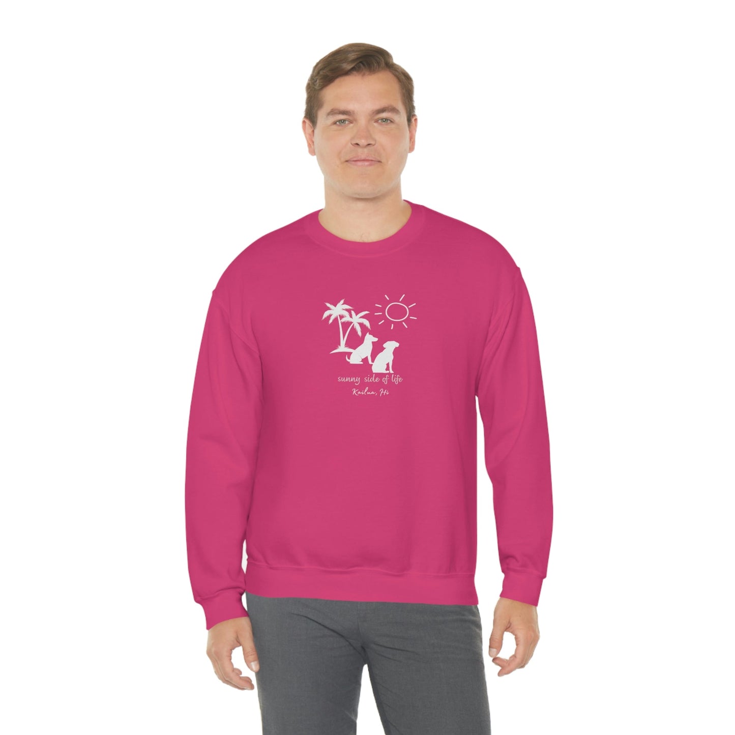 Dog Sunny Side Crewneck Sweatshirt - Global Village Kailua Boutique